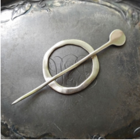 Mid Century Modern Shawl Pin