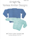 Yankee Knitter Child's Cable Sweaters Pattern #22