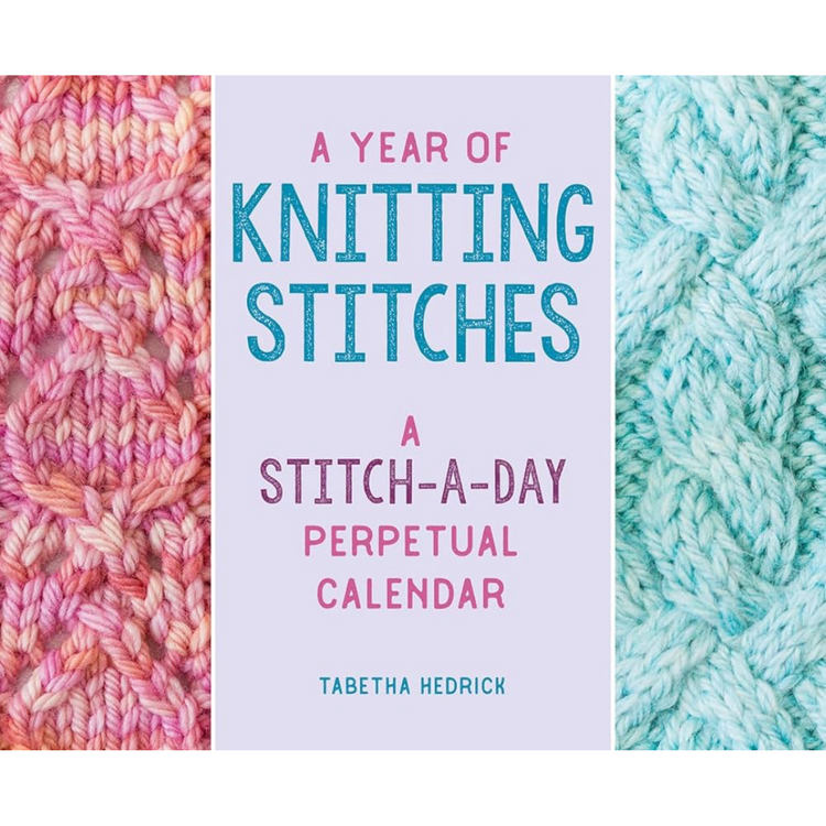A Year of Knitting Stitches Calendar