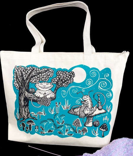 Wonderland Tote with Zipper