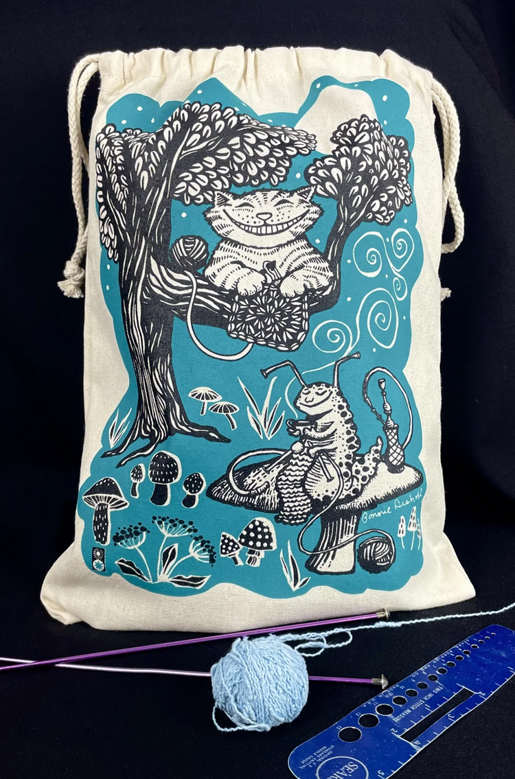 Wonderland Drawstring Bag