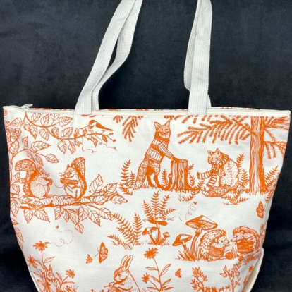 Woodland Creatures Tote Bag
