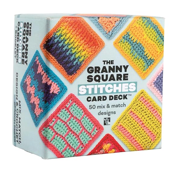 The Granny Square Stitches Card Deck: 50 Mix and Match Designs