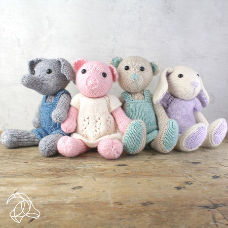 Knitted Animal Kit with Clothes