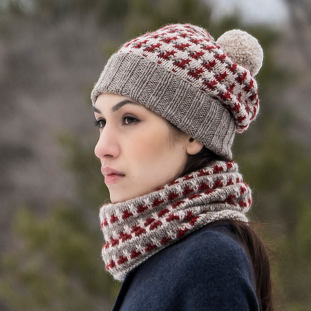 Ishpeming Hat & Cowl Kit