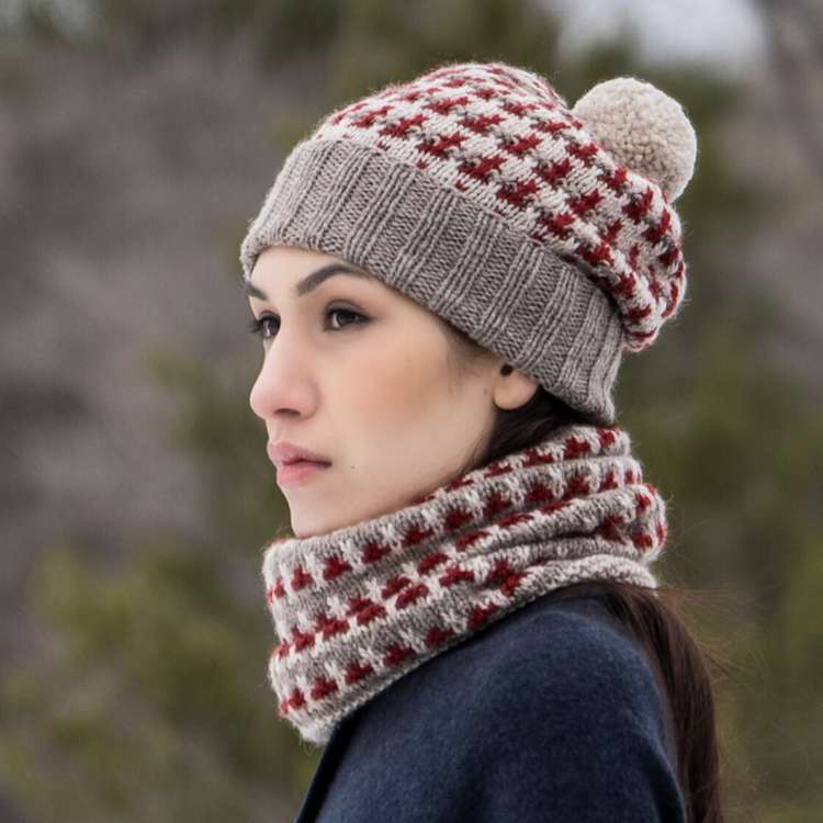 Ishpeming Hat & Cowl Kit