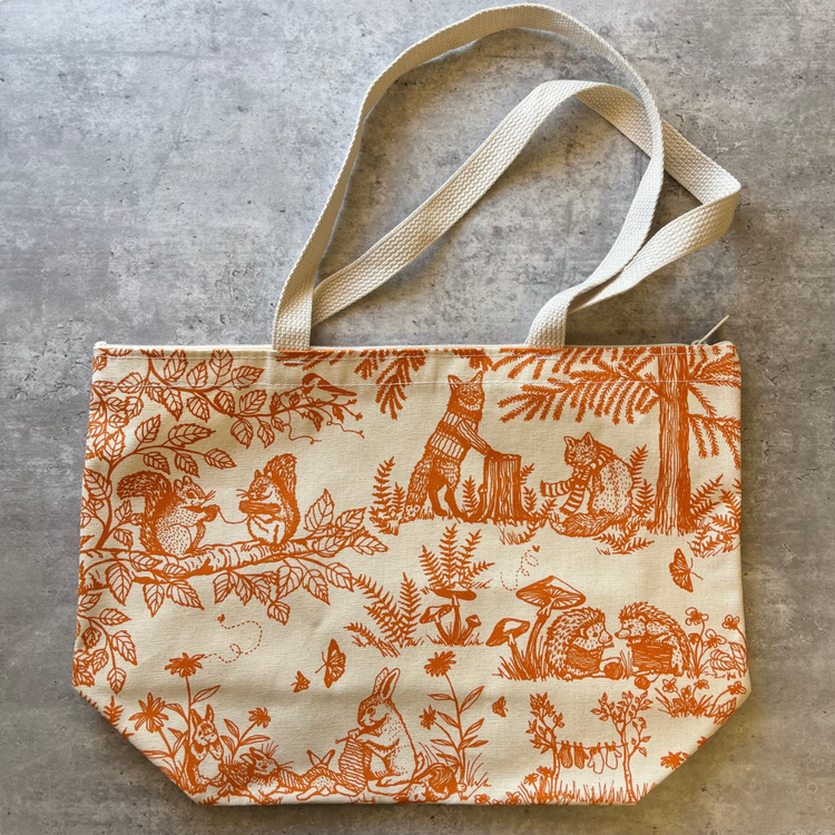 Woodland Creatures Tote Bag