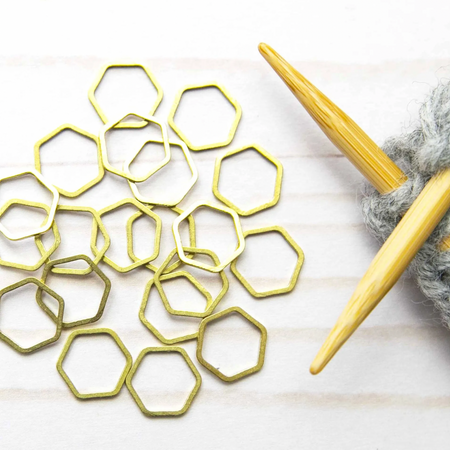 Hexagonal Stitch Markers