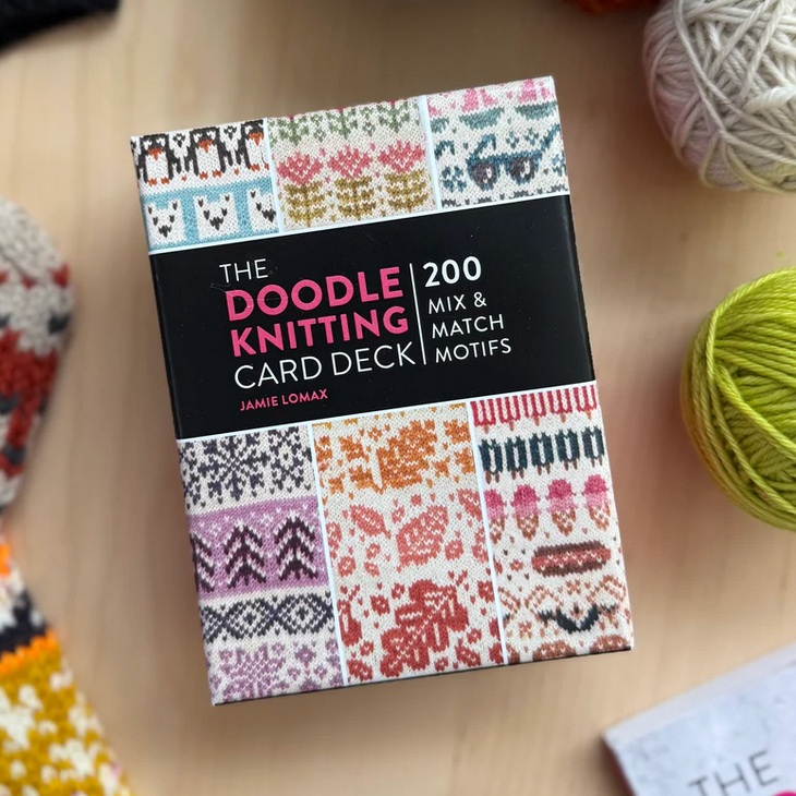 The Doodle Knitting Card Deck: 200 Mix and Match Motifs