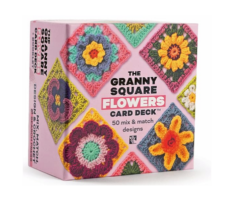 Granny Square Flowers Card Deck