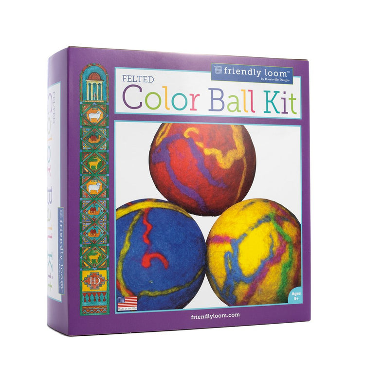Felted Color Ball Kit