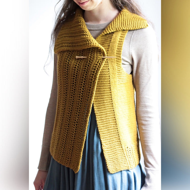 Pineland Vest by Elizabeth Smith