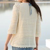 Seashell Crochet Cardi and Necklace