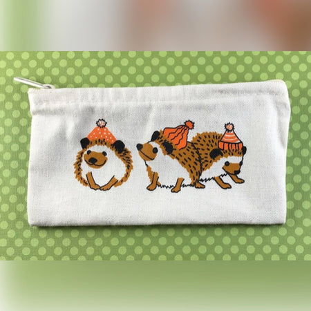 Wee Hedgehog Zip Pouch