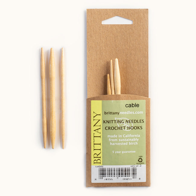 Brittany Cable Knitting Needles from sustainably harvested wood