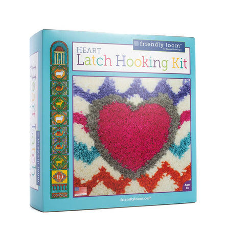 Heart Latch Hooking Kit