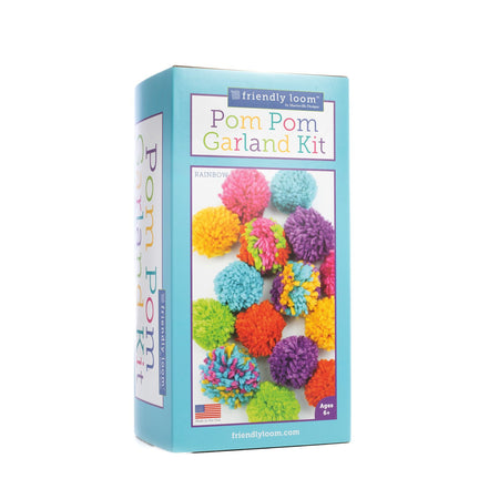 Pom-Pom Garland Kit - Rainbow
