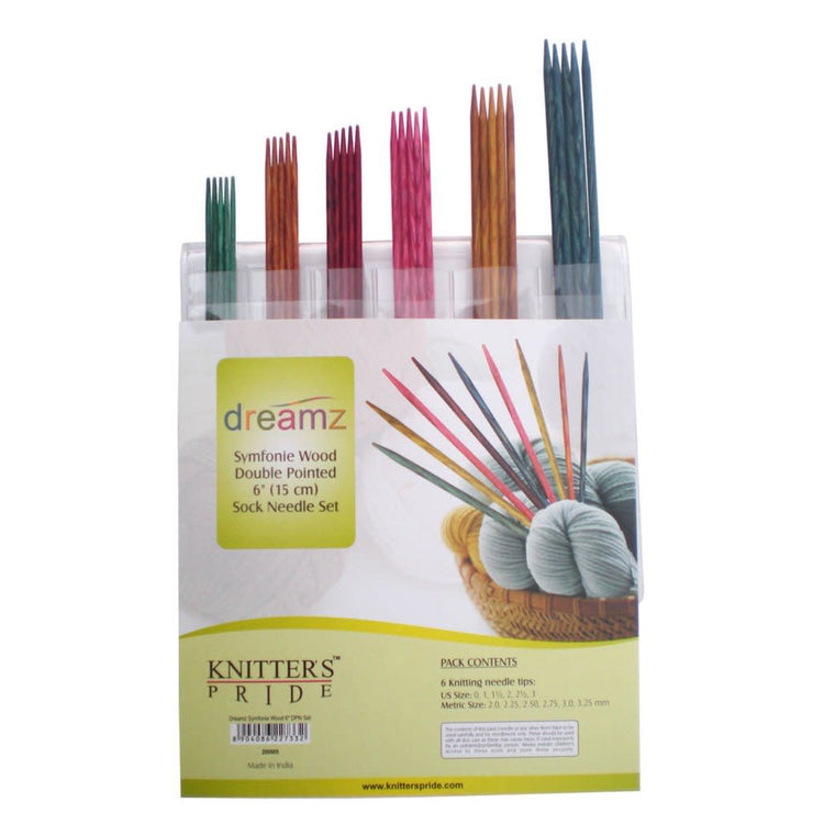 Dreamz Double Pointed 6" Sock Needle Set