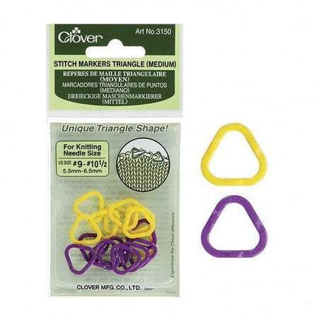 Triangle Stitch Markers Medium