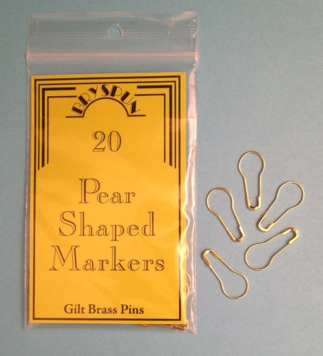 Pear Stitch Markers
