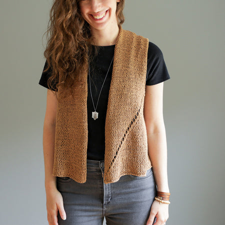 Raincheck Vest by Elizabeth Smith