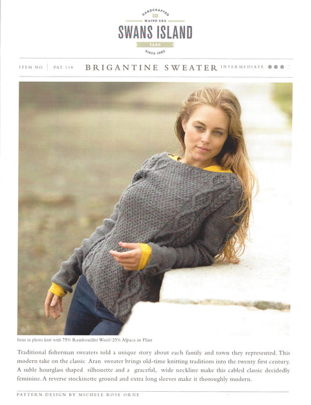 Swans Island Brigantine Sweater Pattern