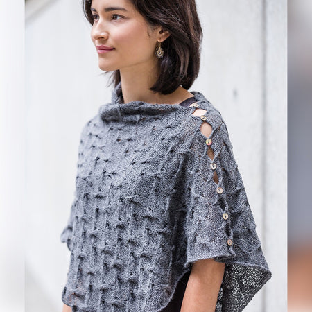 Spin-Stitch Scarf And Poncho Pattern