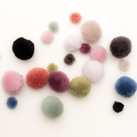 Wool Pom-Pom Pair (6cm)