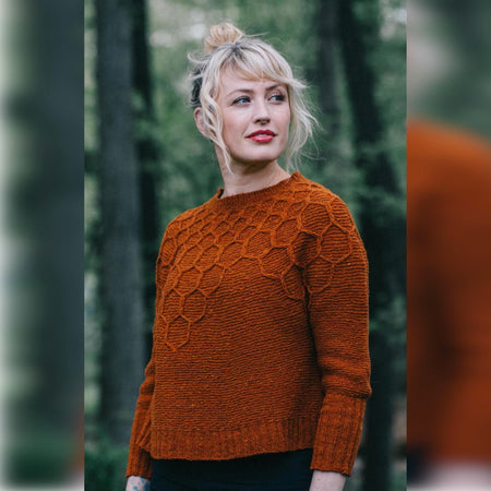 Wool & Honey Pullover by Andrea Mowry