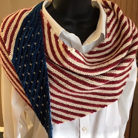 Patriotic Shawlette Kit