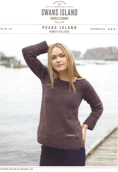 Swans Island Peaks Island Pullover Pattern