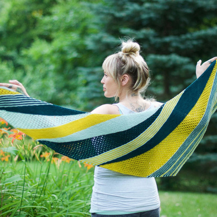 Goldfinch Shawl by Andrea Mowry