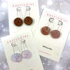 Holiday 2022 Yarn Hoop Earrings Sterling